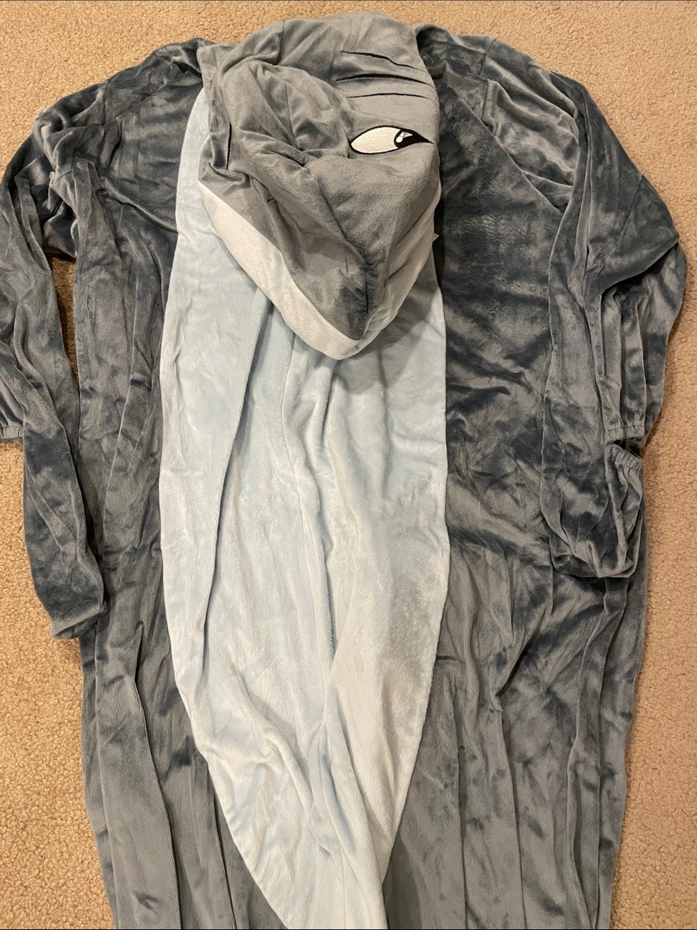 GUC Spirt shark onesie, one size